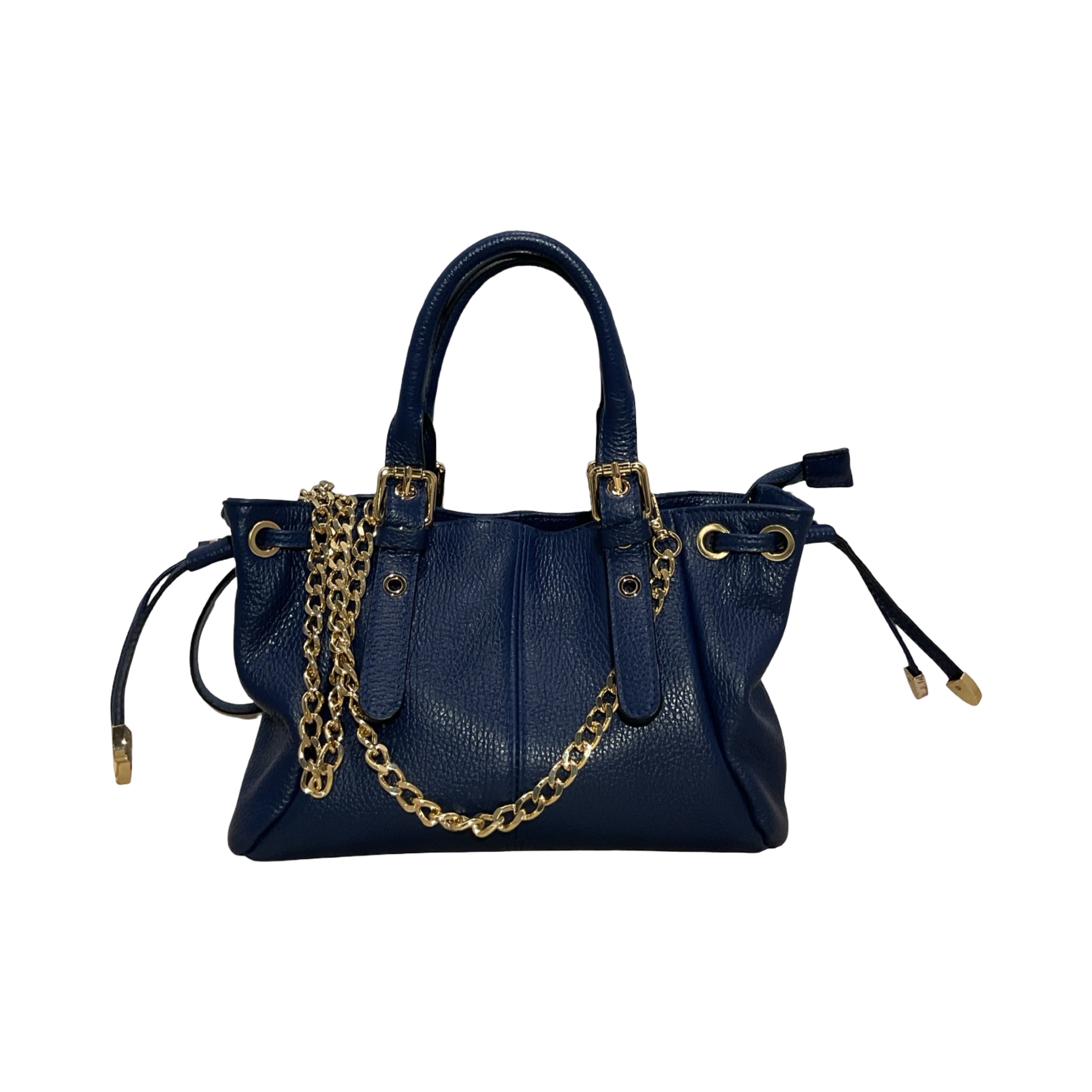 SAC CUIR GRAINÉ LACET MINI