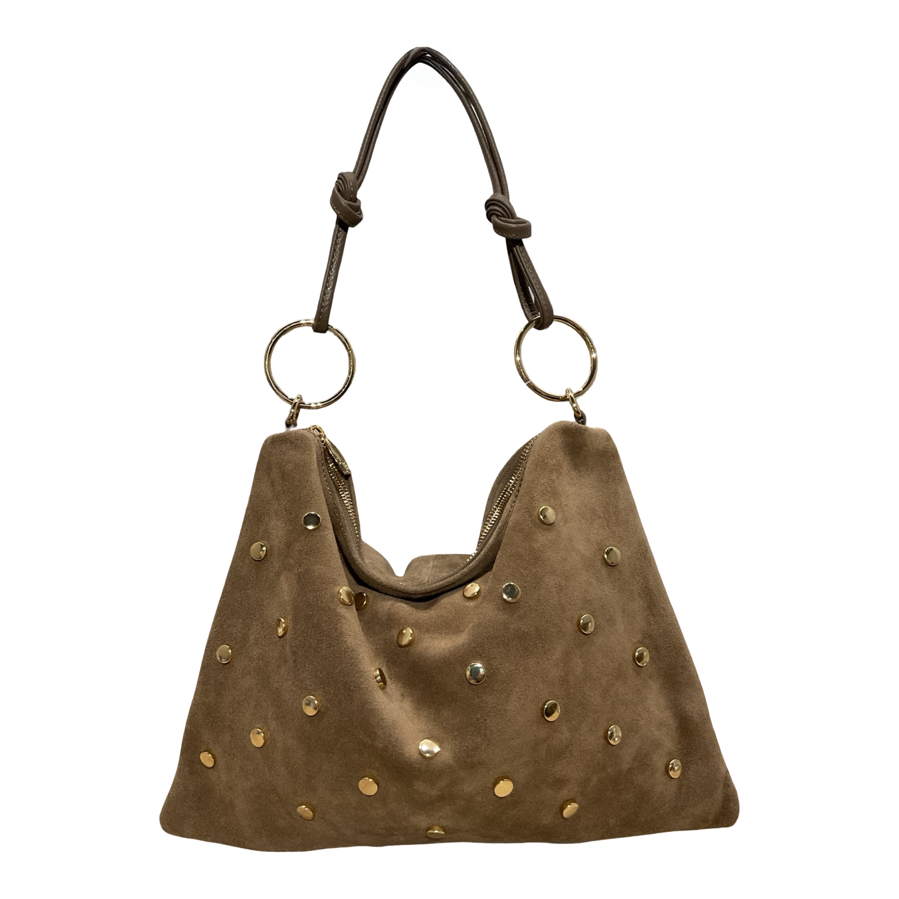 Sac Cuir Suède Seko Clouté