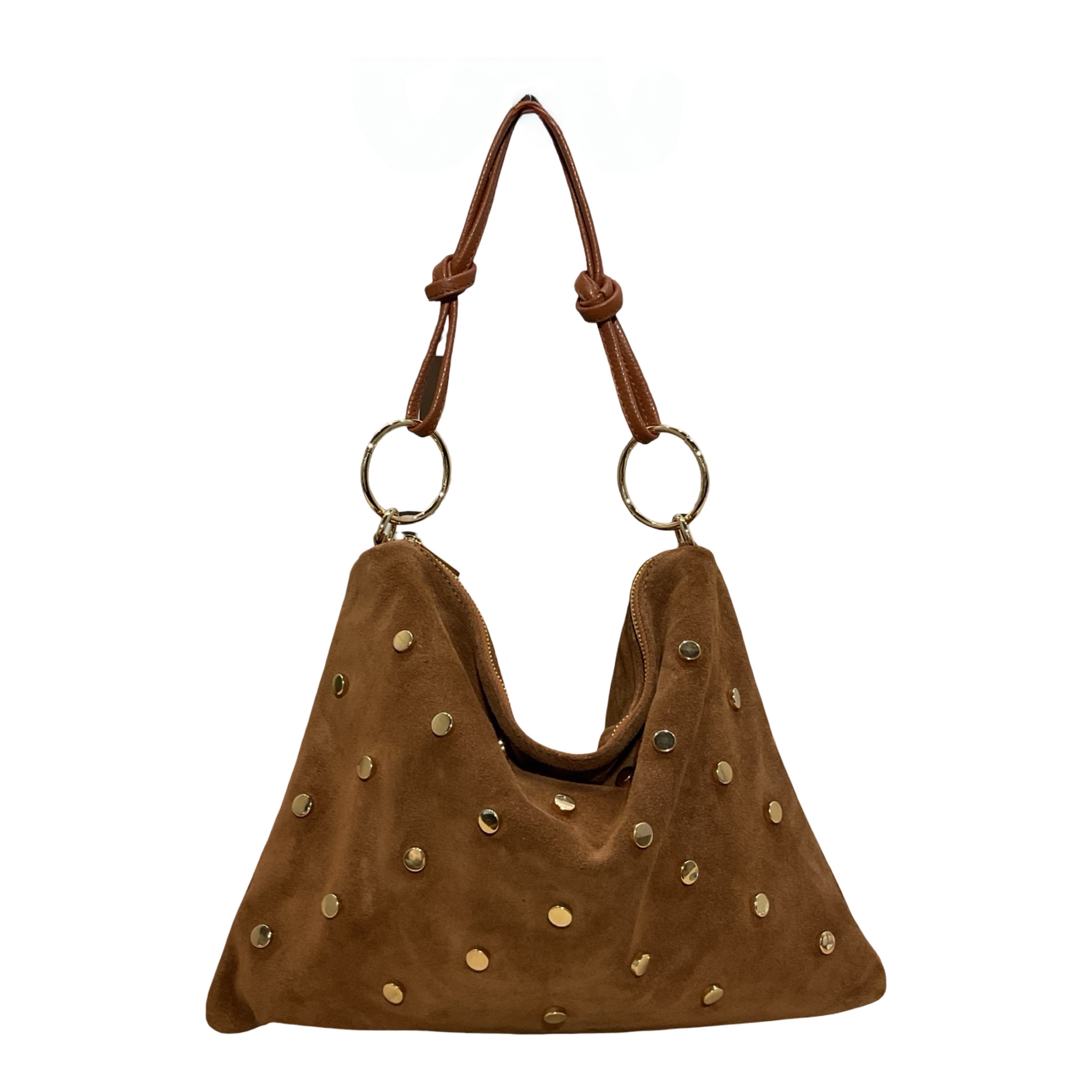 Sac Cuir Suède Seko Clouté