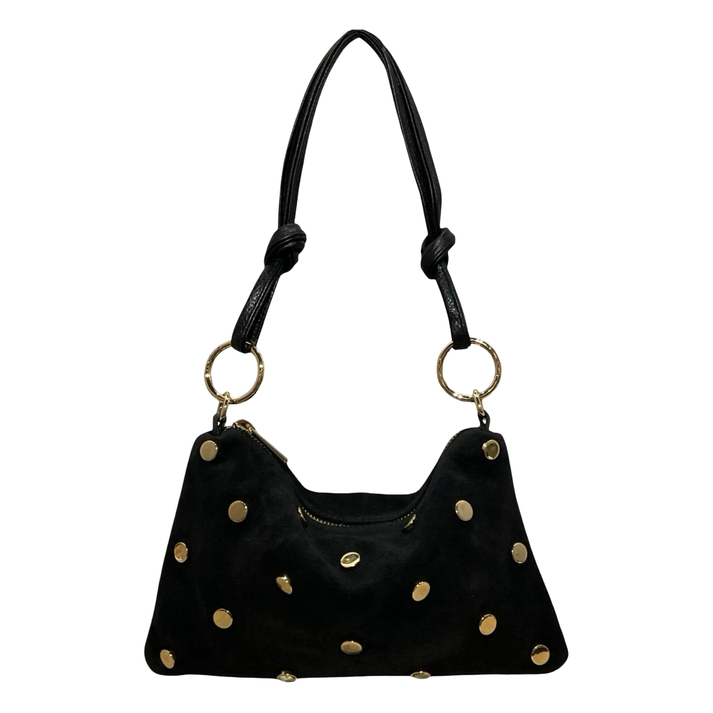 Sac Cuir Suede Mini Seko Clouté