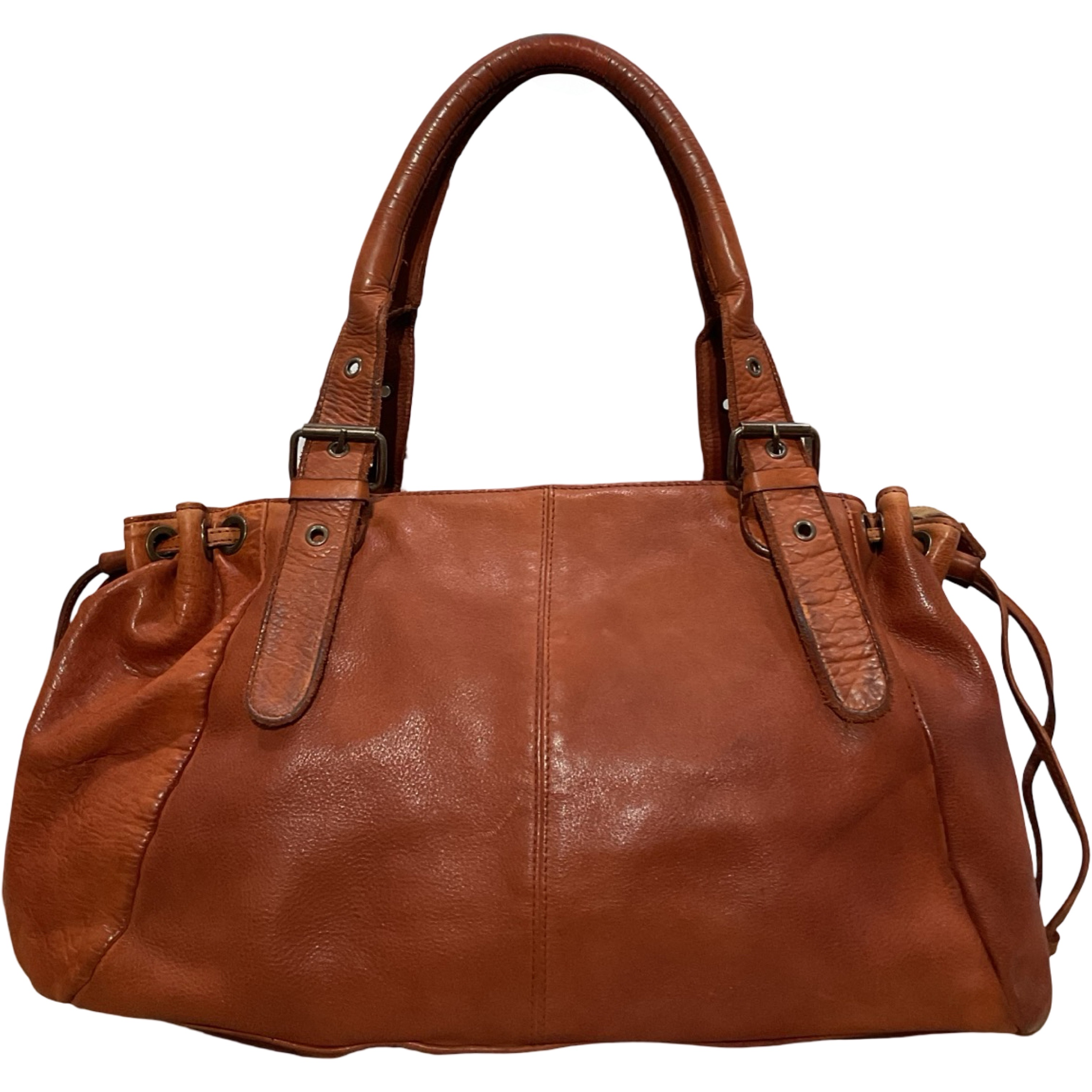 Sac Cuir Souple Lacet L
