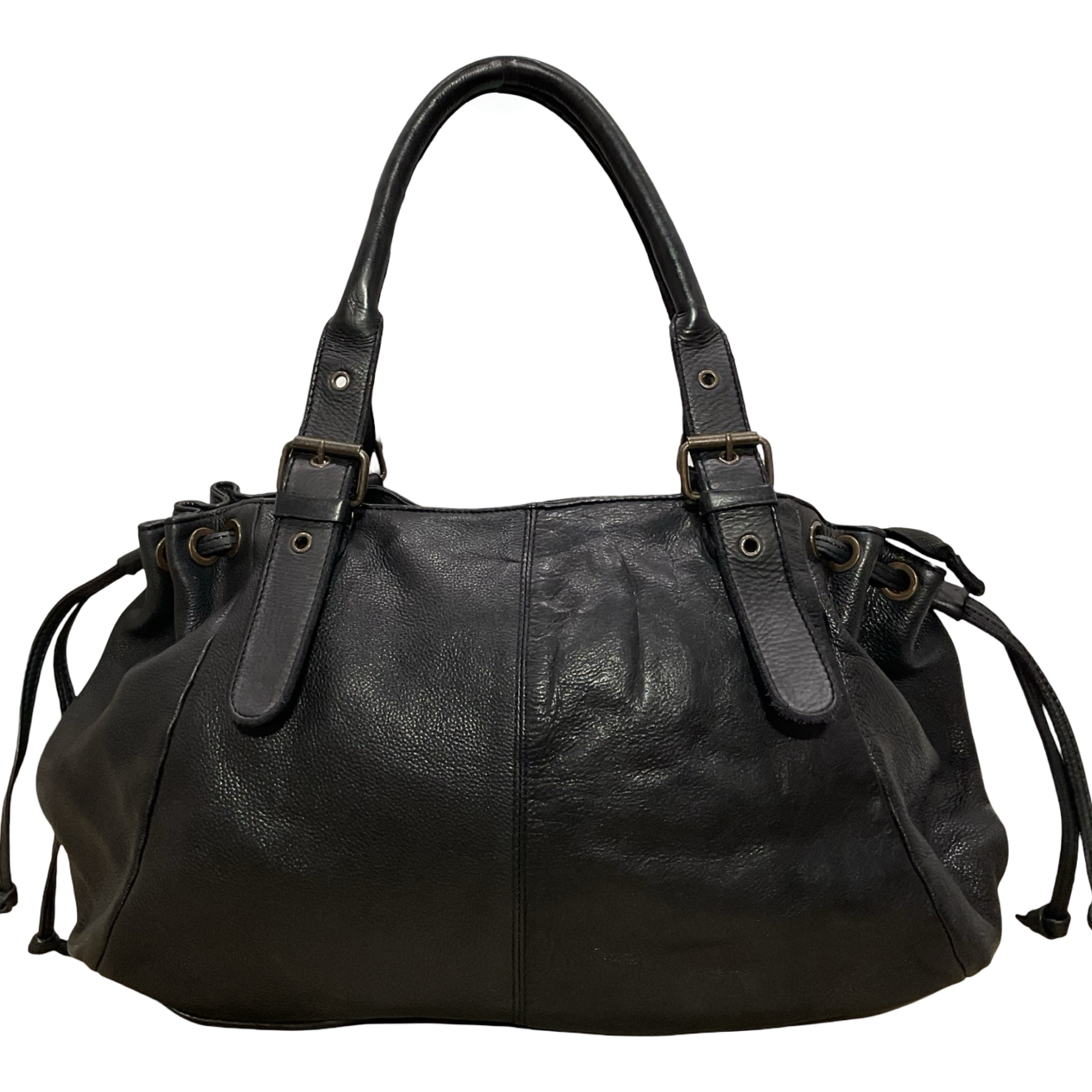 Sac Cuir Souple Lacet L