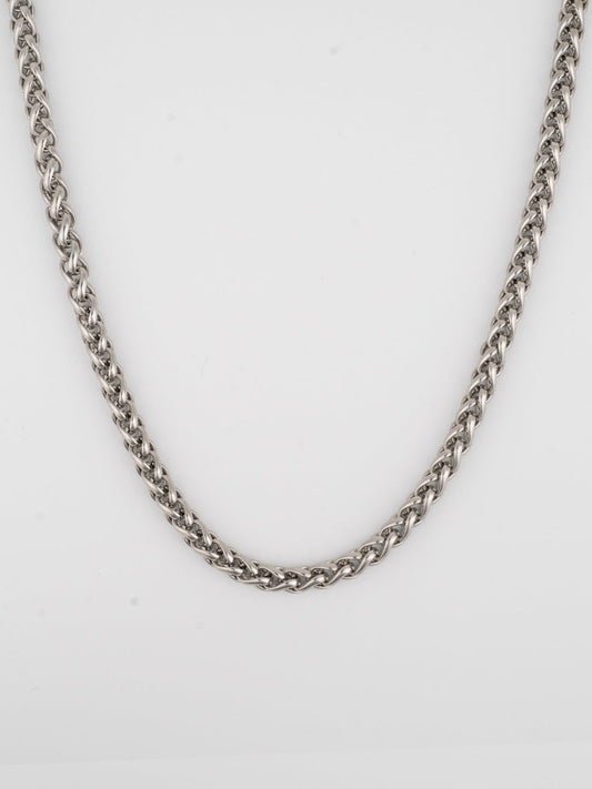 WHEAT CHAIN 5MM | Silver