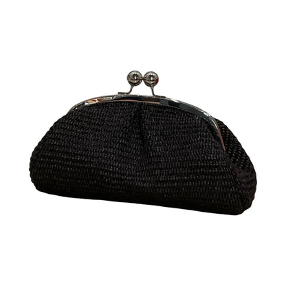 SAC CUIR RAPHIA FERMOIR MELORO