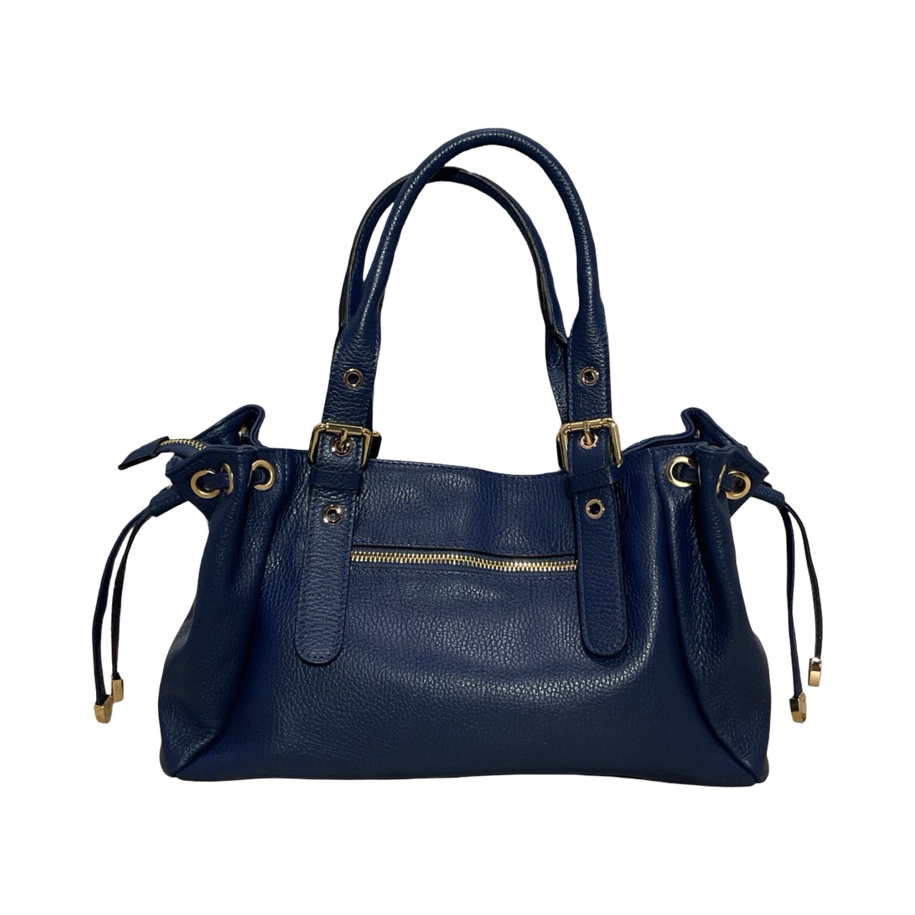 SAC CUIR GRAINE LACET S