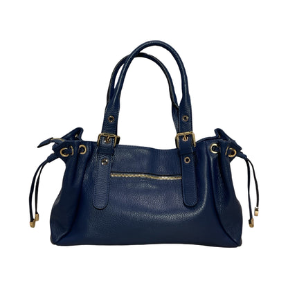 SAC CUIR GRAINE LACET S