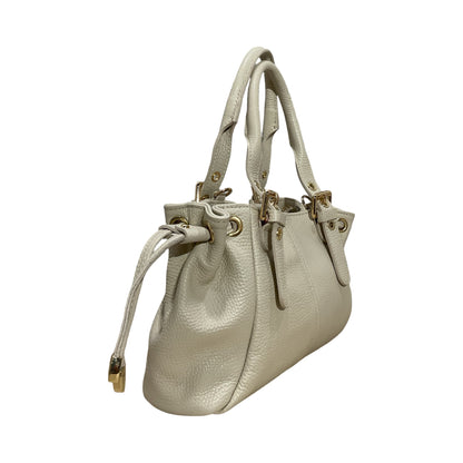 SAC CUIR GRAINÉ LACET MINI