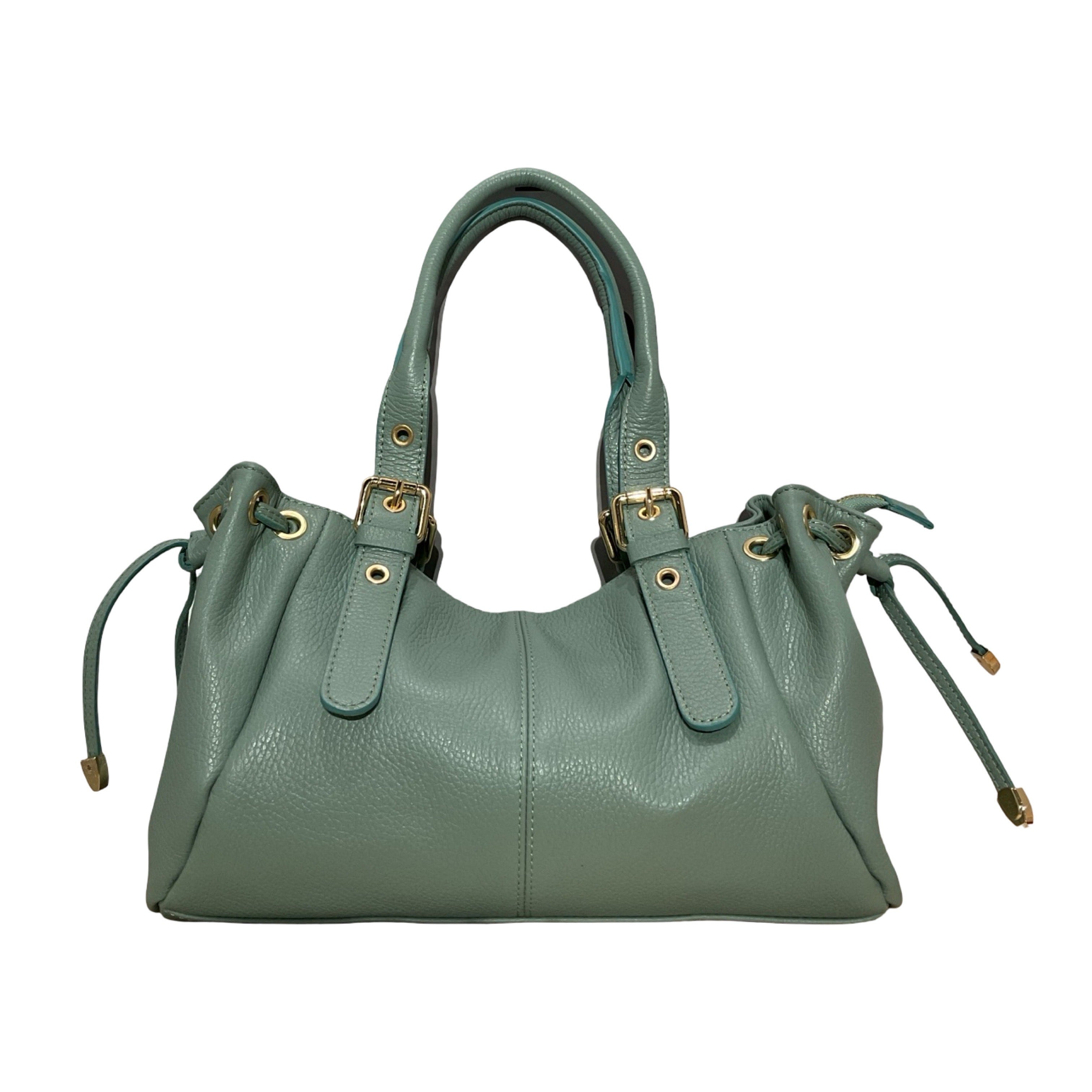SAC CUIR GRAINE LACET S