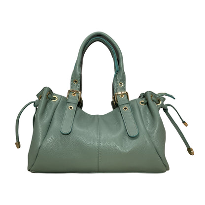 SAC CUIR GRAINE LACET S