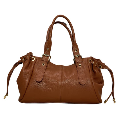 SAC CUIR GRAINE LACET S