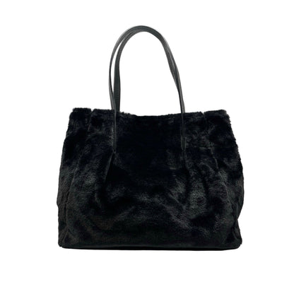 SAC FOURURE GARNI CUIR