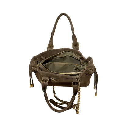 SAC CUIR SUEDE LACET MINI