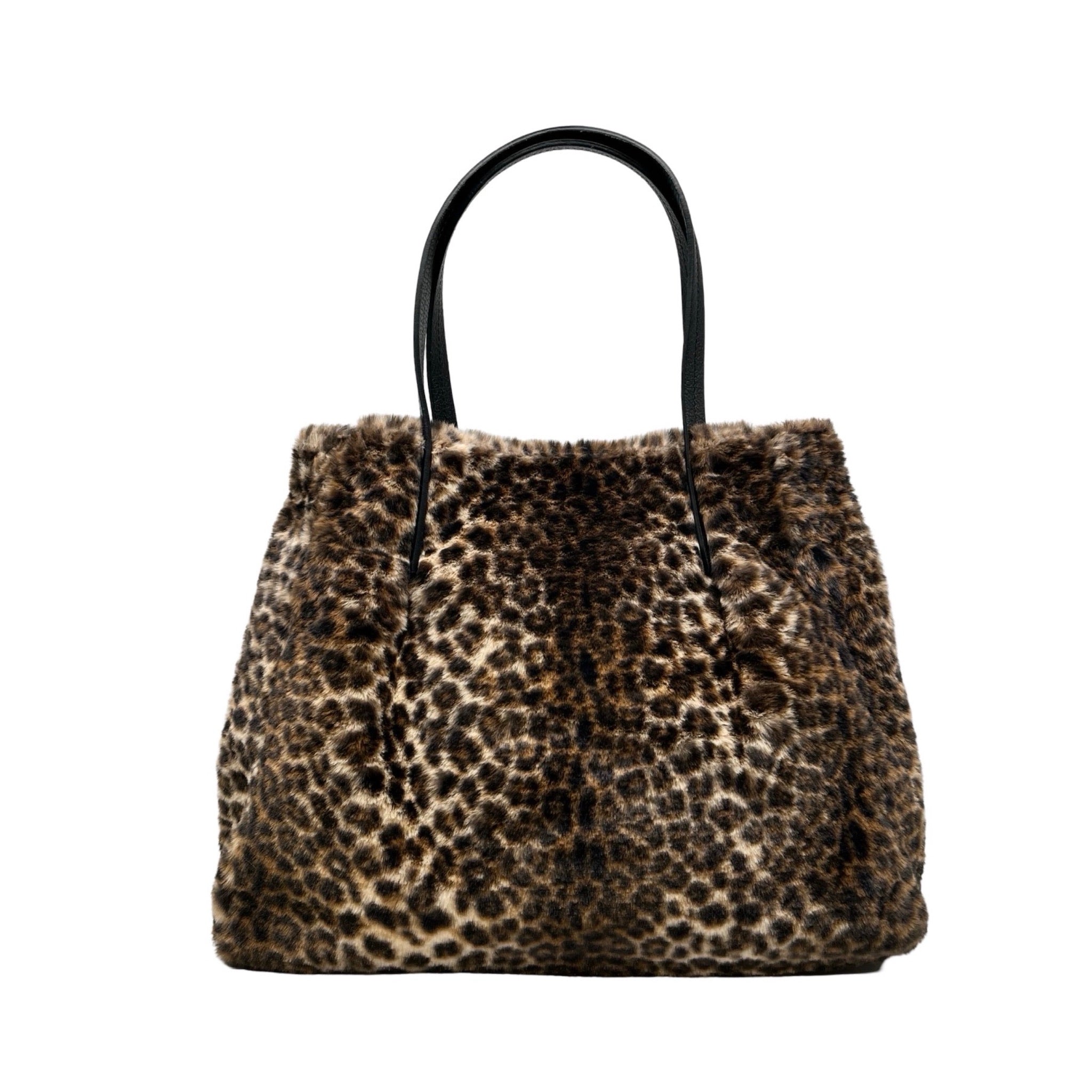 SAC FOURURE GARNI CUIR