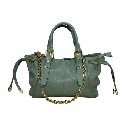 SAC CUIR GRAINÉ LACET MINI