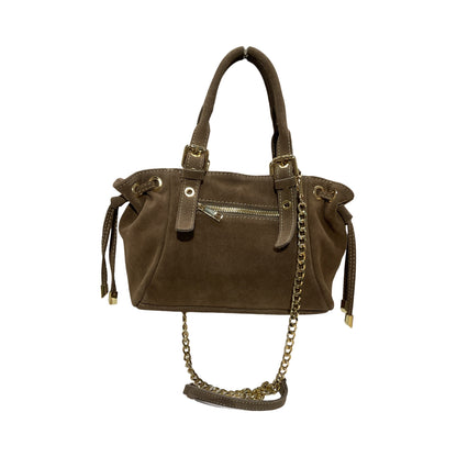 SAC CUIR SUEDE LACET MINI