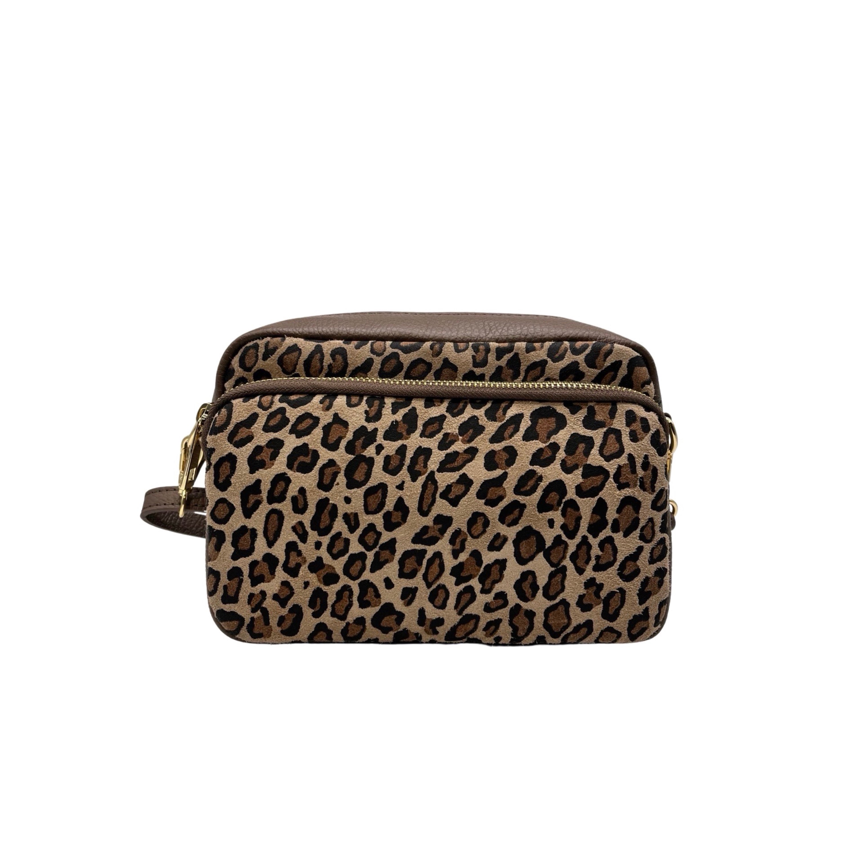 SAC CUIR LEOPARD NOANA