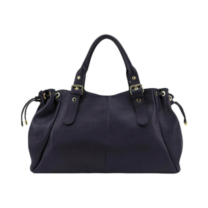 SAC CUIR GRAINE LACET L
