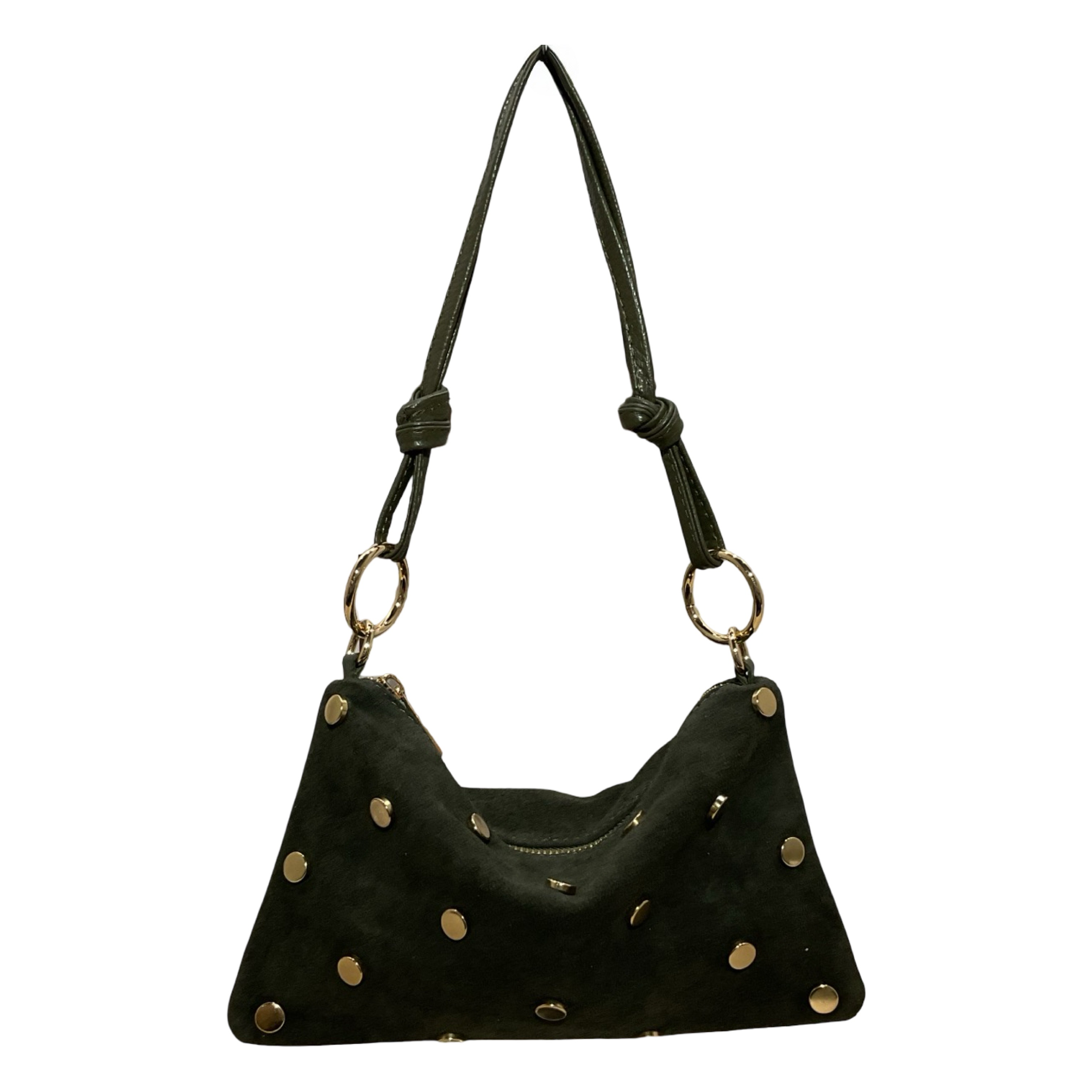 Sac Cuir Suede Mini Seko Clouté