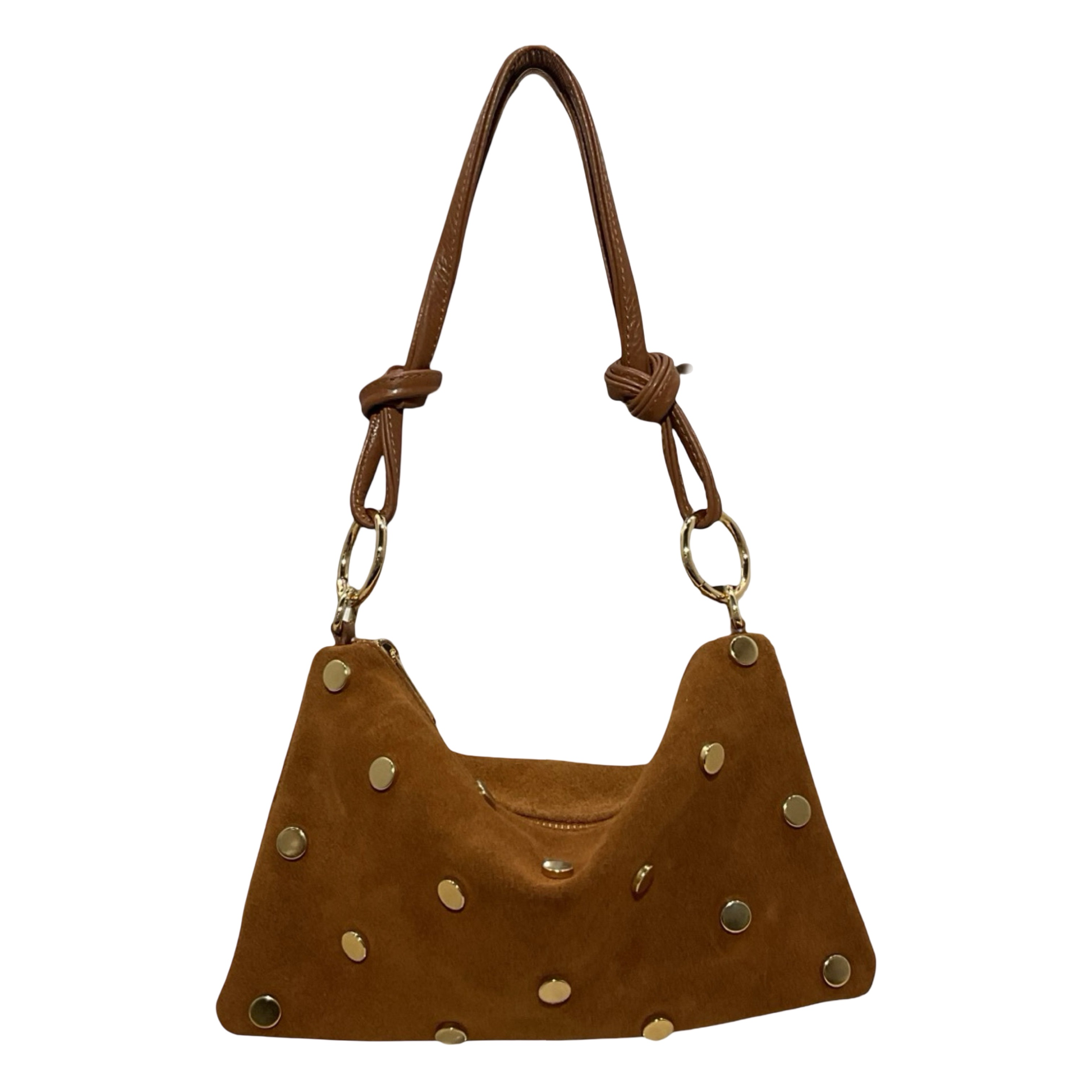 Sac Cuir Suede Mini Seko Clouté