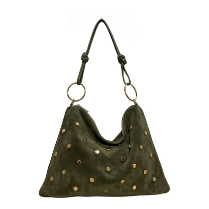 Sac Cuir Suède Seko Clouté