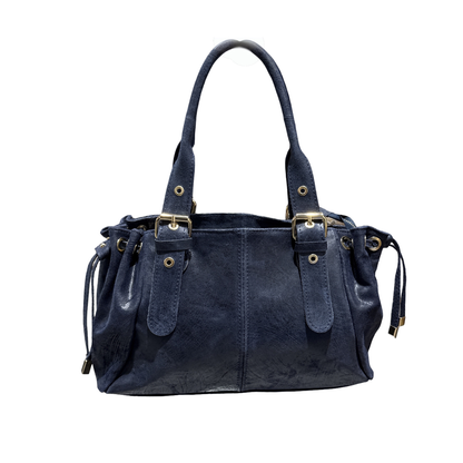 SAC CUIR BROSSE LACET S