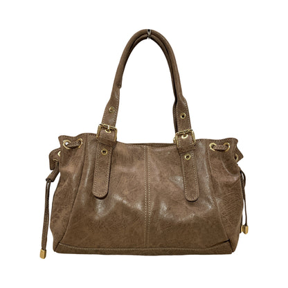 SAC CUIR BROSSE LACET S