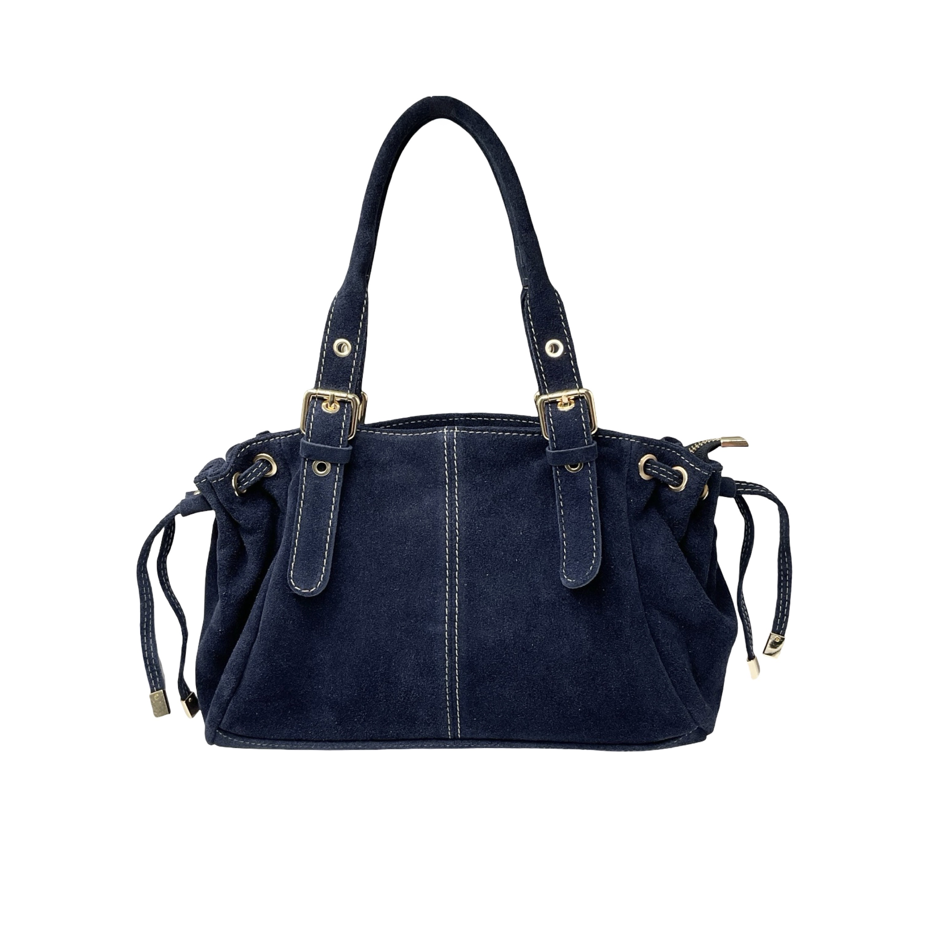 SAC CUIR SUEDE LACET S
