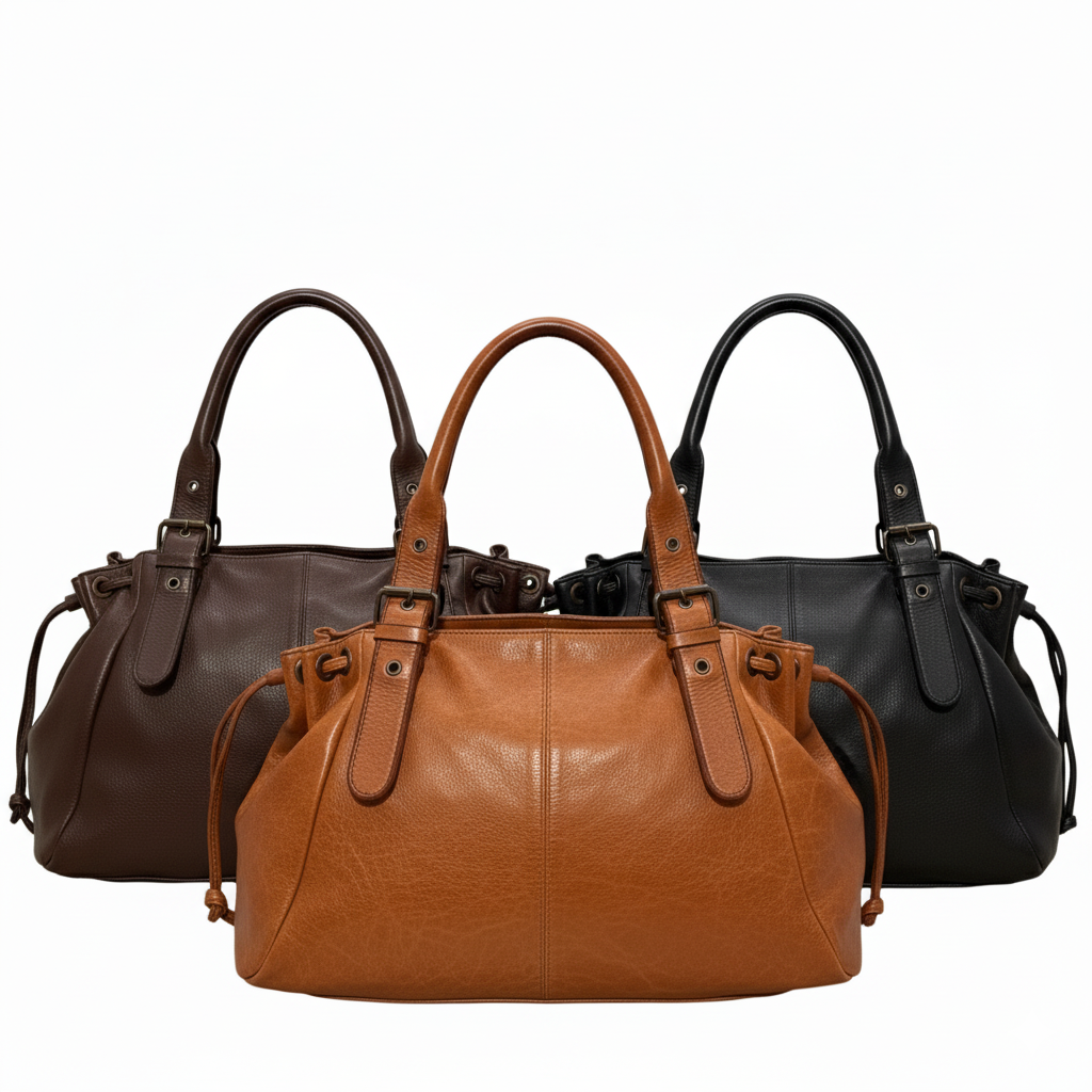 Sac Cuir Souple Lacet S